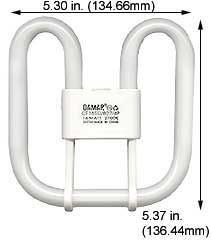 Fluorescent Compact Fluorescent 2-D(SQ) CF16SQ/835/4P 