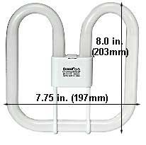 Fluorescent Compact Fluorescent 2-D(SQ) CF28SQ/835/4P