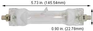 H.I.D. Metal Halide Double Ended (DE) MHL1000/1