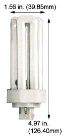 Fluorescent Compact Fluorescent Triple Twin Shape(4pin) CFM26W/GX24Q-3/827 4 PIN