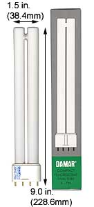 Fluorescent Compact Fluorescent Single Twin Tube F18LTT/4P/835/9 INCH