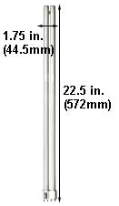 Fluorescent Compact Fluorescent Long Twin Shape(LTT) F40LTT/4P/841/22.5