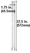 Fluorescent Compact Fluorescent Long Twin Shape(LTT) F50LTT/4P/830