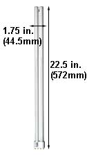 Fluorescent Compact Fluorescent Long Twin Shape(LTT) F50LTT/4P/841