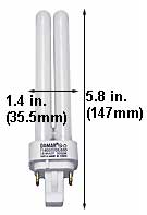 Fluorescent Compact Fluorescent Double Twin Shape(4pin) F18DDTT/DE/830