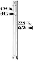 Fluorescent Compact Fluorescent Long Twin Shape(LTT) F50LTT/4P/827