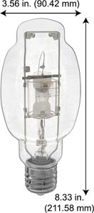 H.I.D. Metal Halide BT28 - ED28 MP200W/BU/UVP/PS/3K