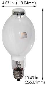 H.I.D. Metal Halide BT37 - ED37 MP350W/C/BU/UVP/BT37/PS/4K