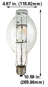 H.I.D. Metal Halide BT37 - ED37 MP320W/BU/UVP/BT37/PS/3K