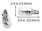 Miniature T3.25 Wedge 2410X-1 10W 24V T3.25 ZEXON