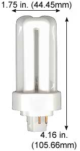 Fluorescent Compact Fluorescent Triple Twin Shape(4pin) CFM13W/GX24Q-1/835 TRIPLE
