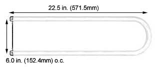Fluorescent Fluorescent Tubes U-Bend FB32T8/TL/835/6