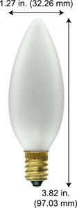 Incandescent Incandescent ETF 60E14TF 130V FROST E14