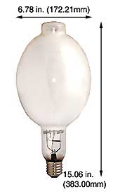 H.I.D. Mercury Vapor BT56 HR1000DX34 1000 MERCURY