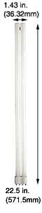 Fluorescent Compact Fluorescent Long Twin Shape(LTT) F80LTT/4P/830 