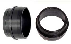 Fluorescent Fluorescent Tube Guards & Accessories End Caps T6 END CAPS BLACK