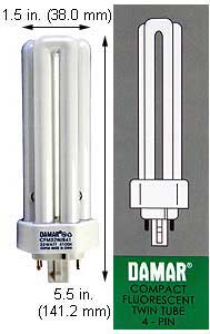 Fluorescent Compact Fluorescent Triple Twin Shape(4pin) CFM32W/GX24Q-3/865  