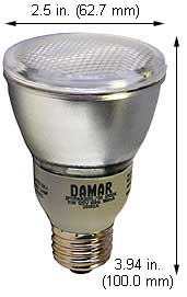 Fluorescent Compact Fluorescent PAR 20 EP11PAR20FL/99/41K 