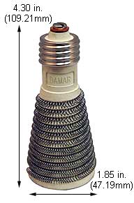 Specialty Heat Lamps 660W 120V  CONE HEATER