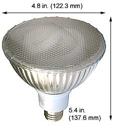 Fluorescent Compact Fluorescent Reflector Shape Medium Screw CF23/PAR38FL/26K  