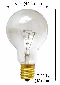 Incandescent Incandescent A15 60A15/E17/CL 