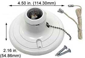 Sockets E26 Medium Screw 759W-CD