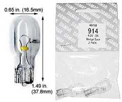 Incandescent Miniature T5 914 (Carded)