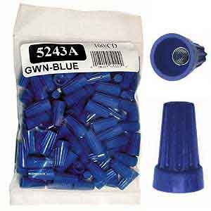 Miscellaneous Wiring Devices Wire Nuts Blue Wire Nuts 100pk