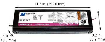 Ballasts Fluorescent Magnetic Ballasts T12 Med BiPin  -  T12 U-Bend (2)F48-36T12 or  F40T17 120V HPF