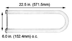 Fluorescent Fluorescent Tubes U-Bend FB40WW/U/6/34W