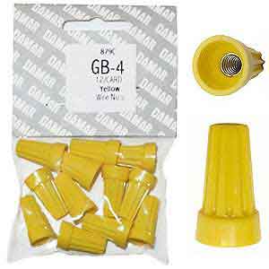 Miscellaneous Wiring Devices Wire Nuts Yellow Wire Nuts 12pk
