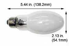 H.I.D. Mercury Vapor ED17 H38AV100DX