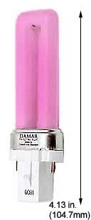 Fluorescent Compact Fluorescent Colored F5TT/PINK