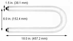 Fluorescent U-Bend Lamps U-Bend HO FTU6-36T12CW/HO
