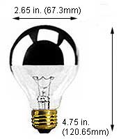Incandescent Incandescent P25 150P25/2SB