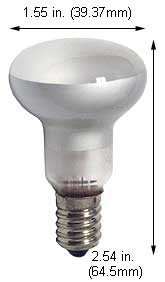 Incandescent Miniature R12 30R12/FL/E14