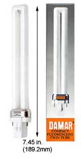 Fluorescent Compact Fluorescent Single Twin Tube F13TT/827/SS