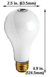 Incandescent Incandescent 3-way 30/100W A21