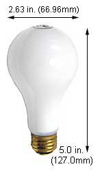 Incandescent Incandescent A21 50-200-250W