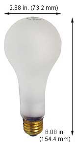 Incandescent Incandescent A23 150A2399/IF/SS