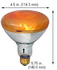 Incandescent Christmas Bulbs - Strings BR38 Bulbs 100BR38A