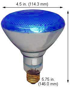 Incandescent Christmas Bulbs - Strings BR38 Bulbs 100BR38B