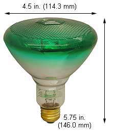 Incandescent Christmas Bulbs - Strings BR38 Bulbs 100BR38G