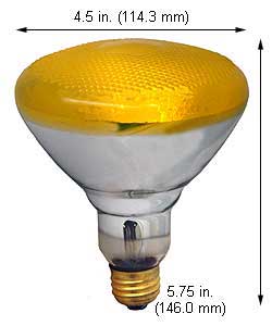 Incandescent Christmas Bulbs - Strings BR38 Bulbs 100BR38Y