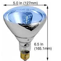 Incandescent Colored Reflector - Par 120BR40BW