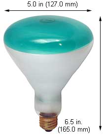 Incandescent Colored Reflector - Par 120BR40G