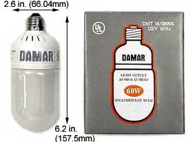 Fluorescent Compact Fluorescent Cylindrical DMT 16 2800K