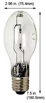 H.I.D. High Pressure Sodium (H.P.S.) Standard Mogul Base (E39) LU50/ECO