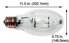 H.I.D. Metal Halide BT37 - ED37 MP360/BU/EM/4K