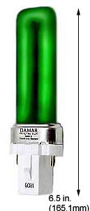 Fluorescent Compact Fluorescent Colored F9TT/GREEN